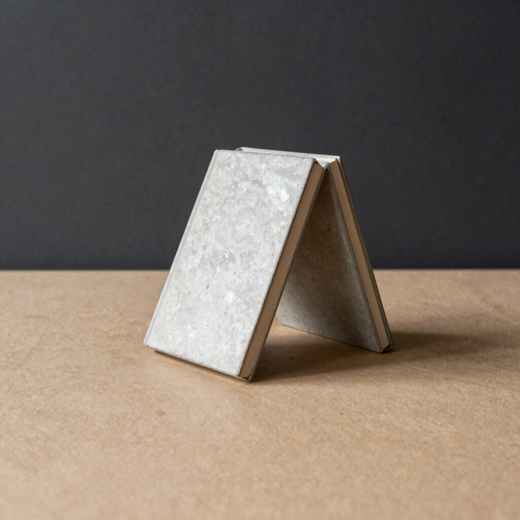 Cast Concrete Column Bookends