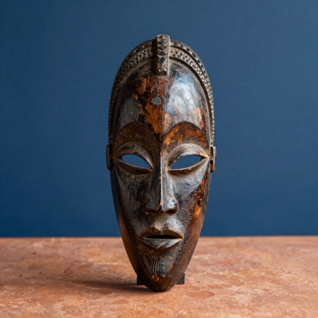 Masque Sculpté Luba Traditionnel