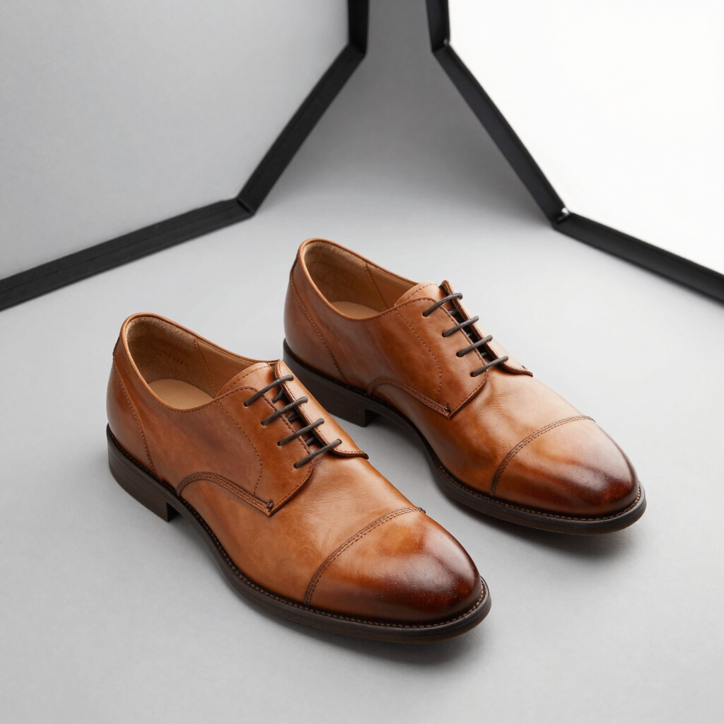 Travia Handcrafted Leather Derby Shoes