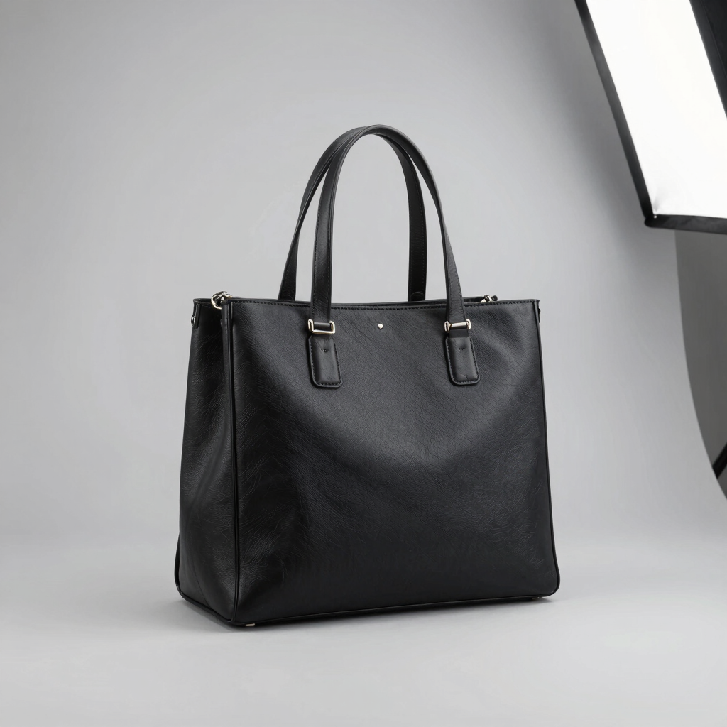 Travia Saffiano Leather Tote Bag