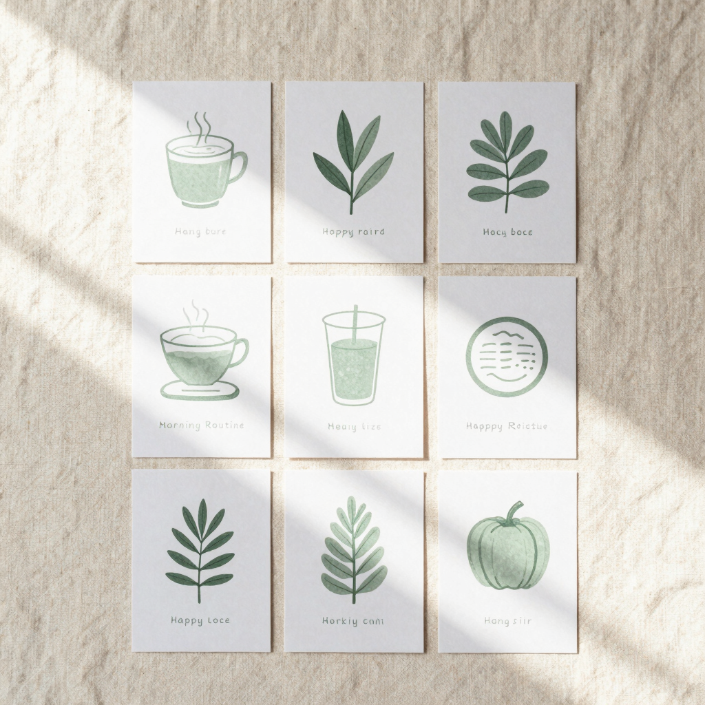 My Morning Routine Visual Cards
