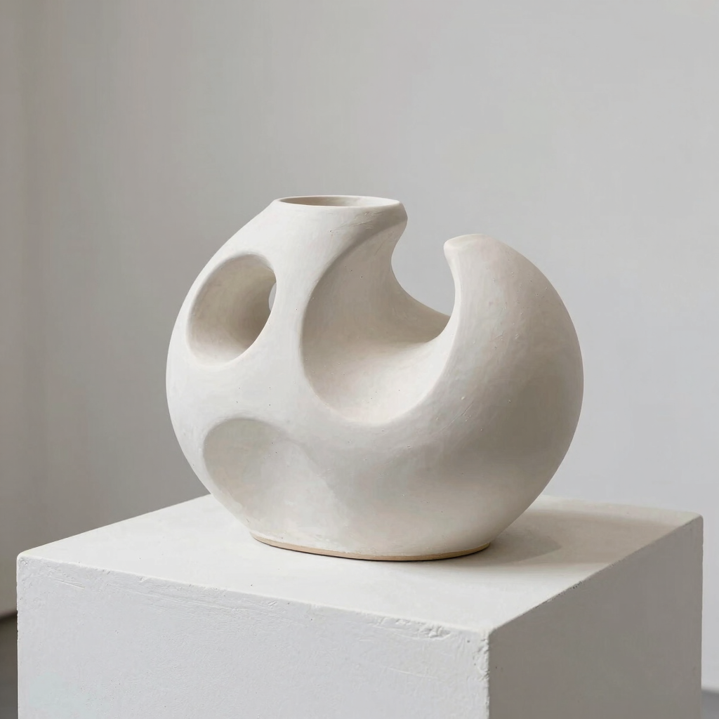 Form and Void Ceramic Sculpture