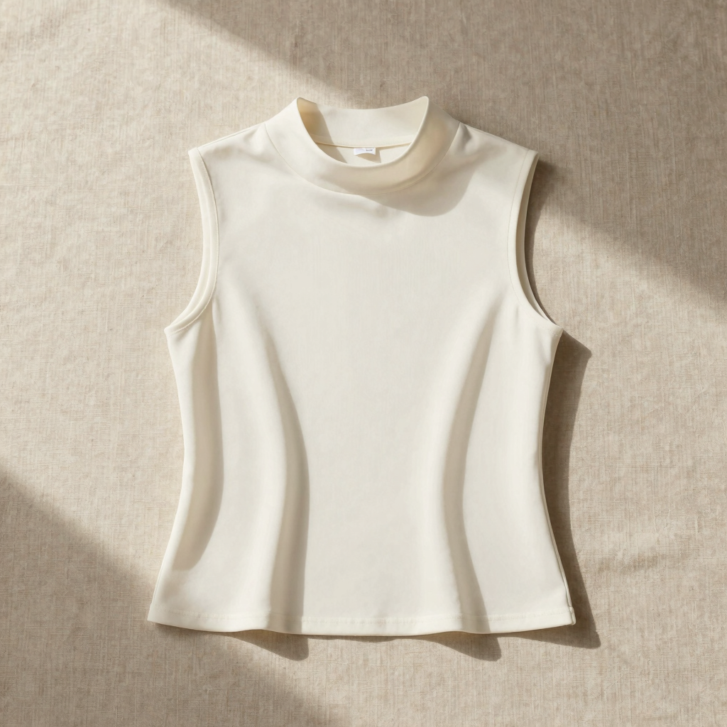 Blusa Gola Alta Off-White