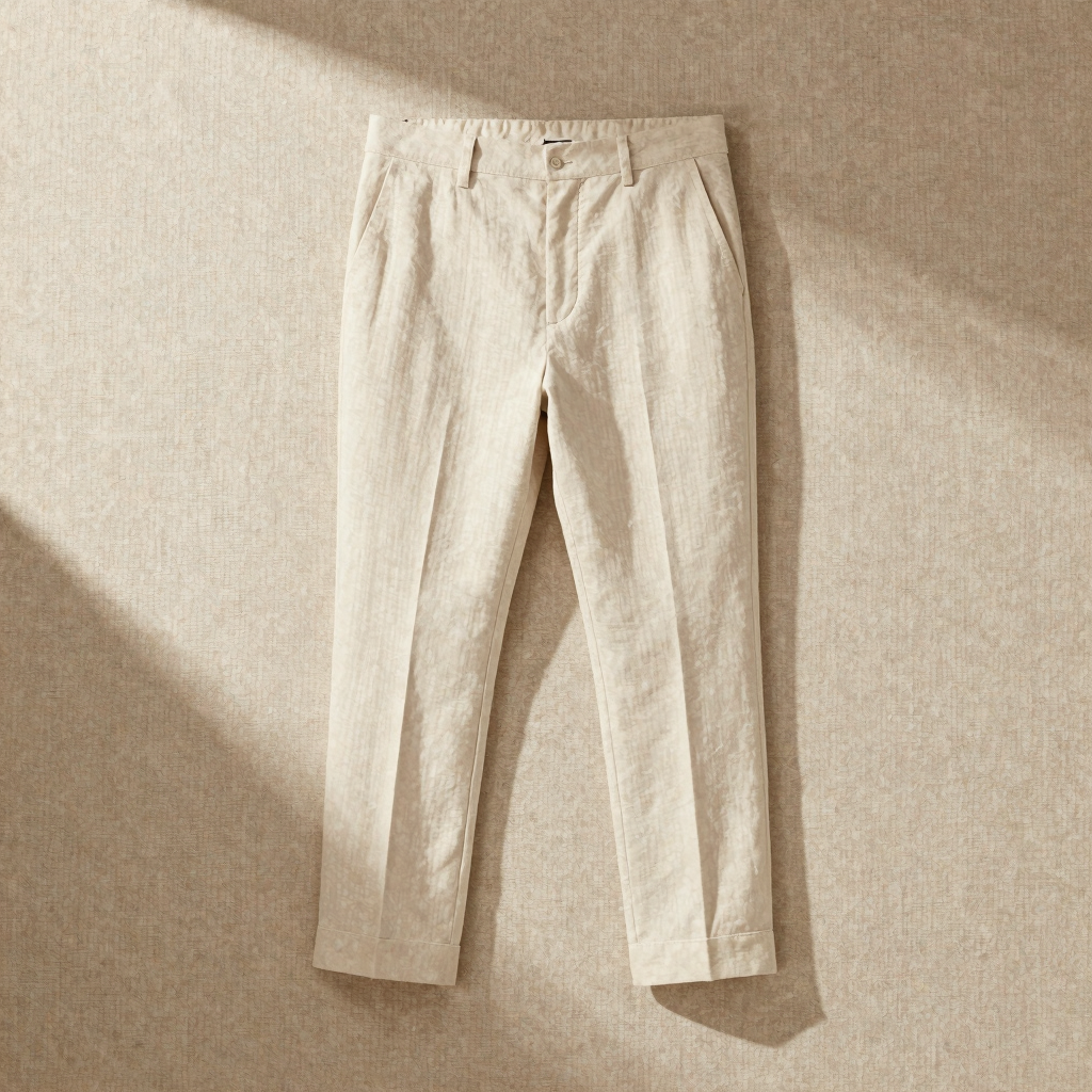 Calça Alfaiataria Linho Cru