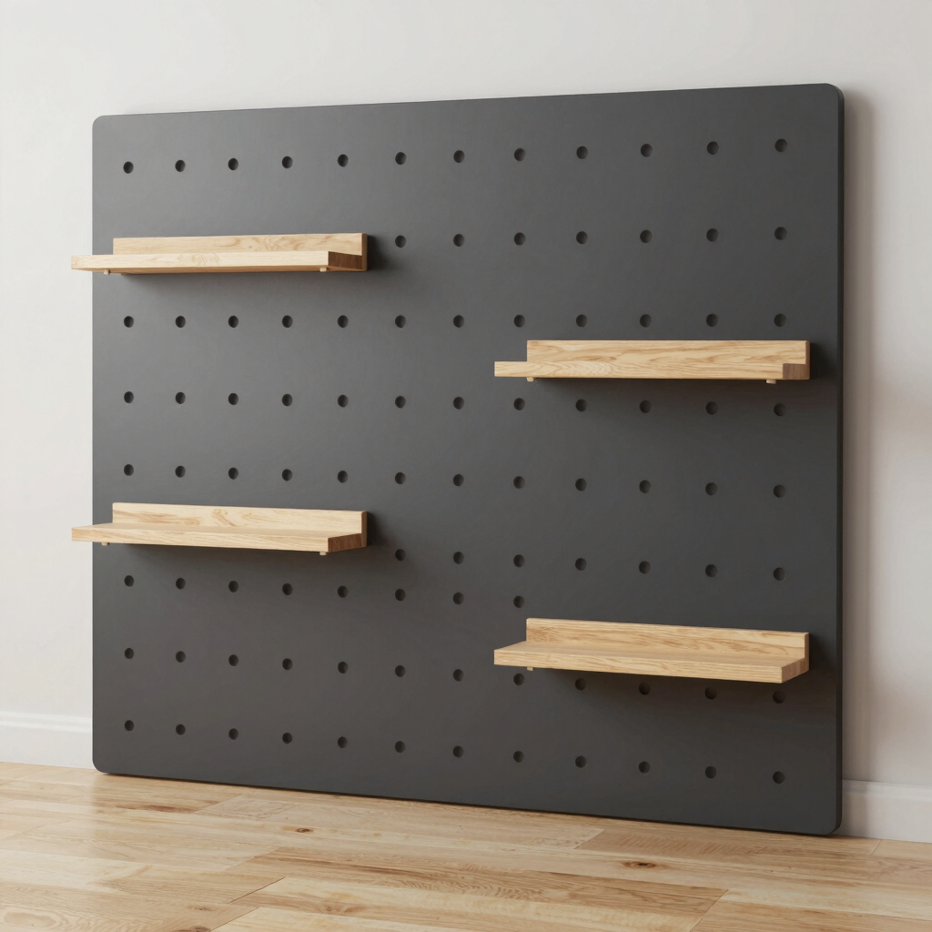 Gridline Pegboard Wall Storage Unit