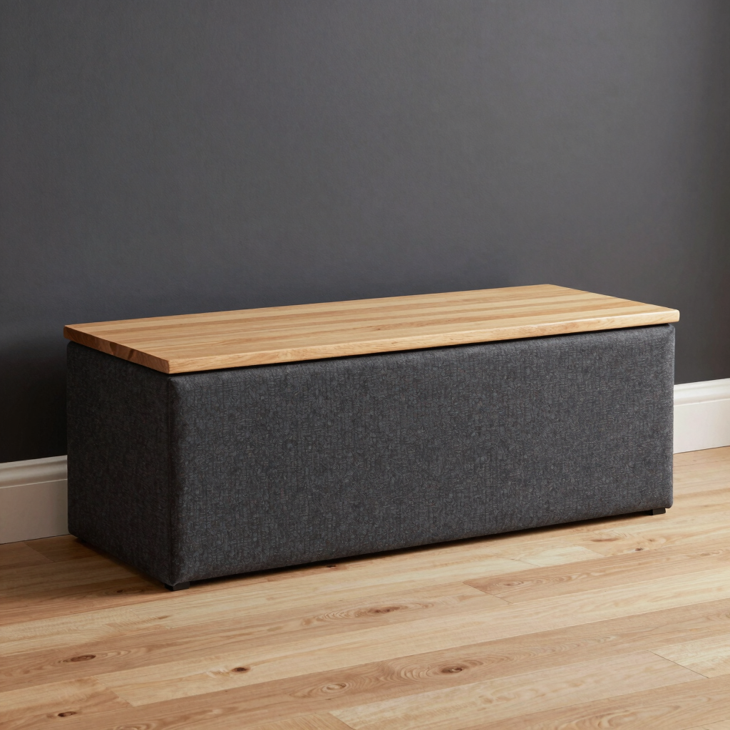 Vault Concealed Storage Bedroom Bench