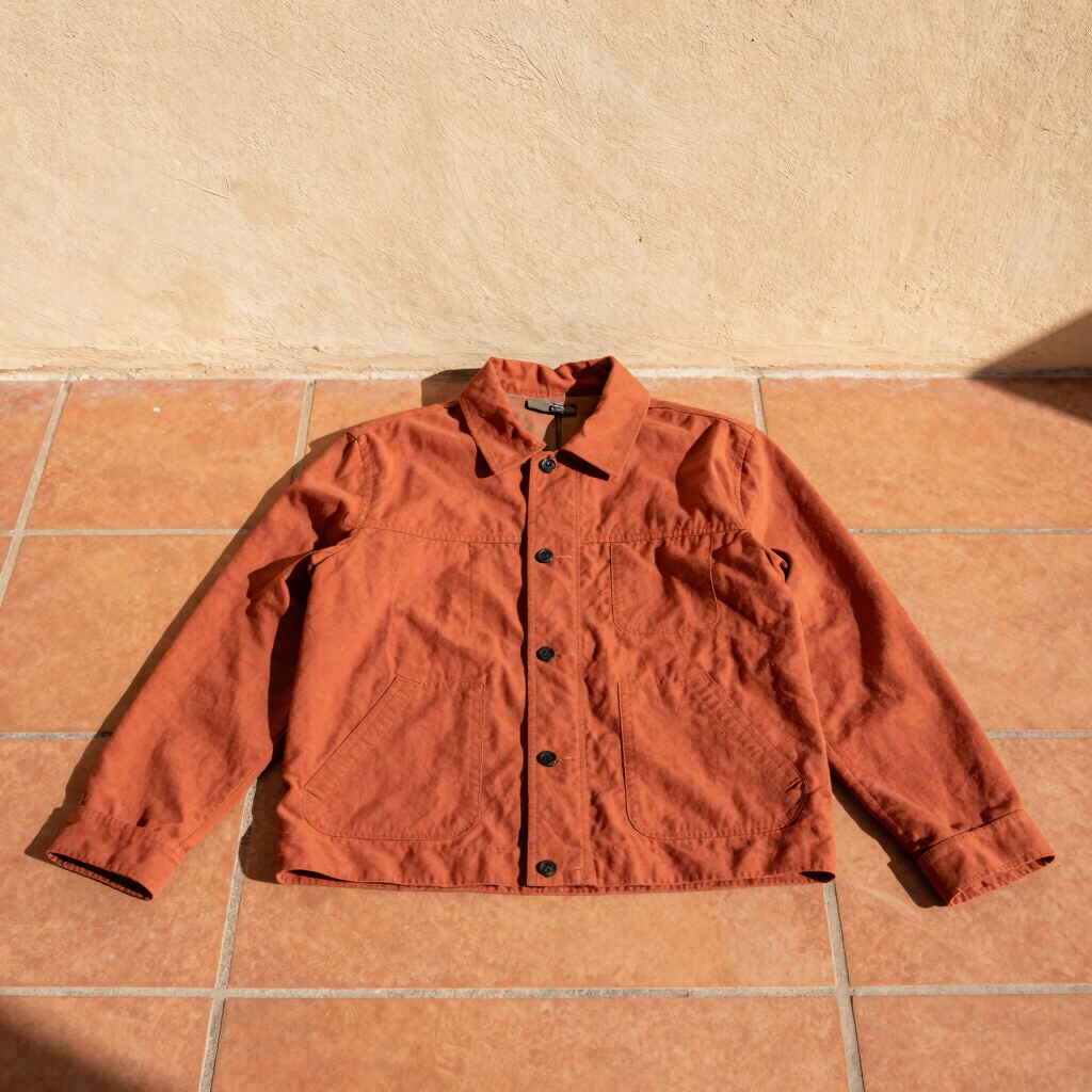 Terracotta Canvas Chore Jacket