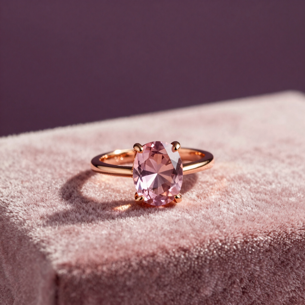 Anillo en Oro Rosa Amor Eterno