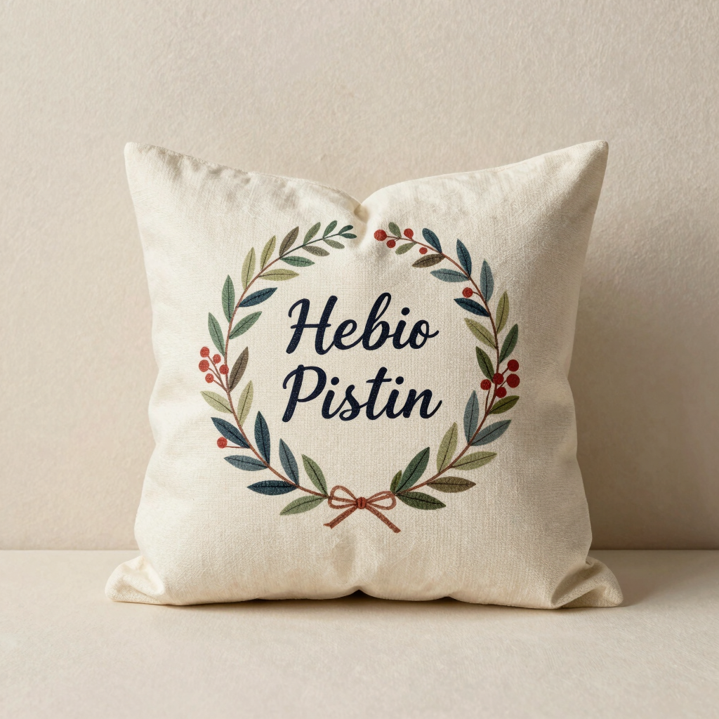 Personalized Holiday Accent Pillow