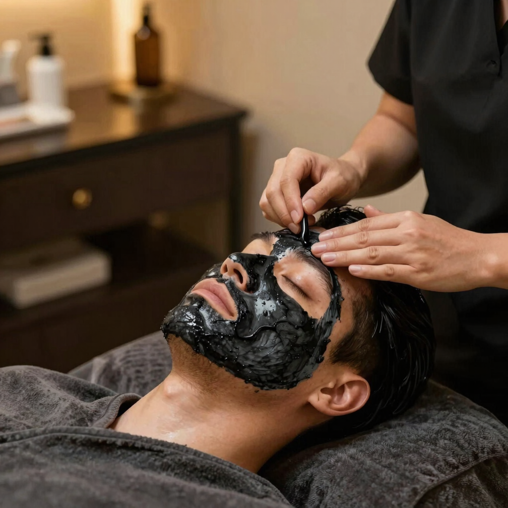 Gentleman's Charcoal Facial