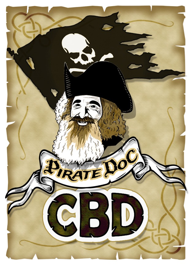 Pirate Doc label design — print version