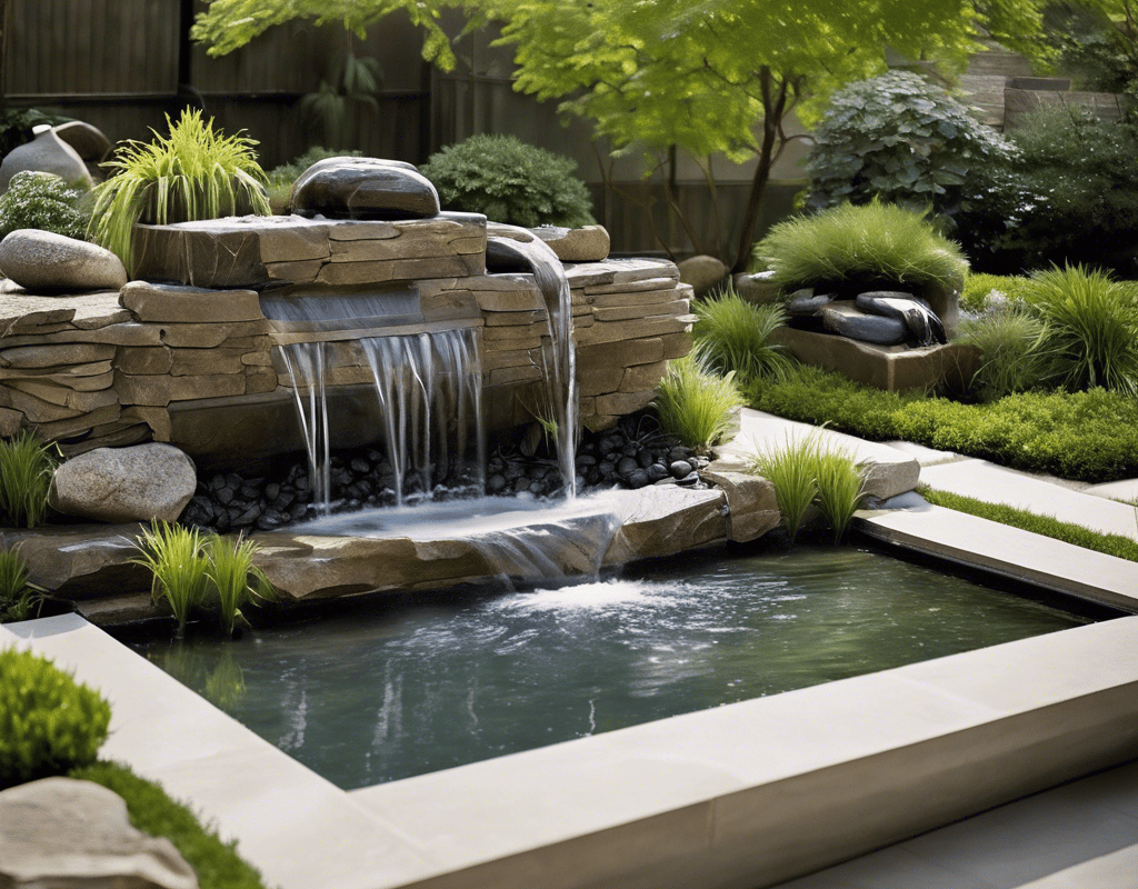 Stock photo of a water feature