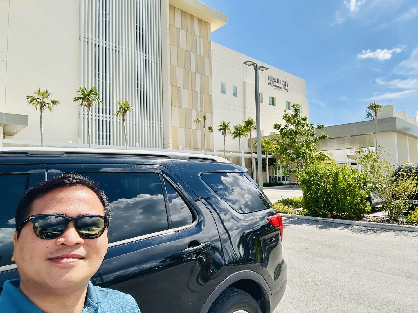 Jeffrey Malicdem on site at Health City