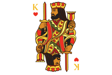 Hartenkoning beeldmerk