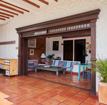 Espacios interiores acogedores de Finca El Diamante