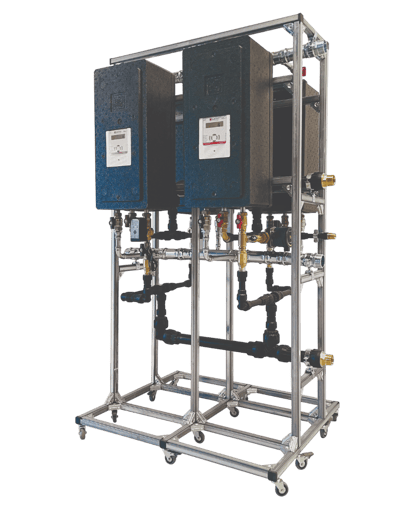 Configurazione alta portata per produzione acqua calda sanitaria