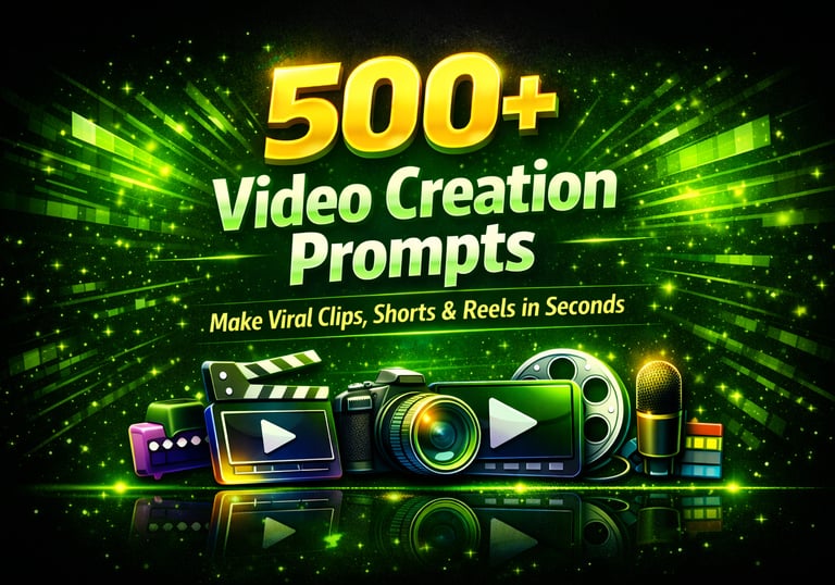 Video creation prompts