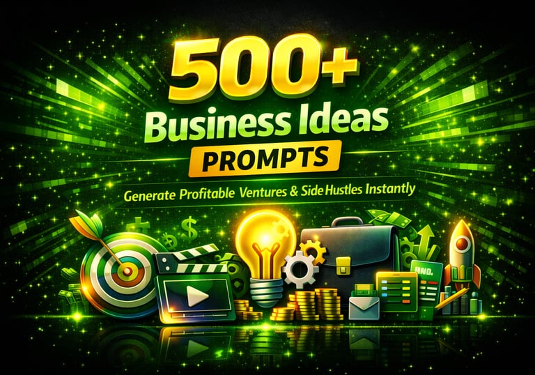 Business ideas prompts