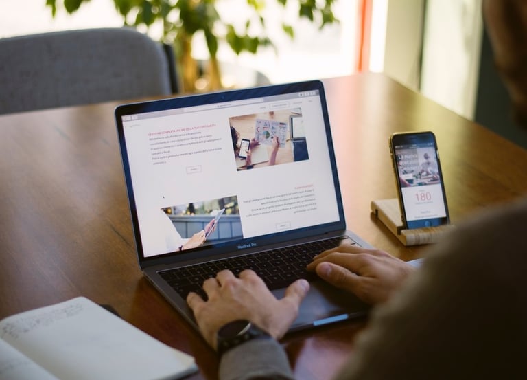 Website and mobile marketing setup