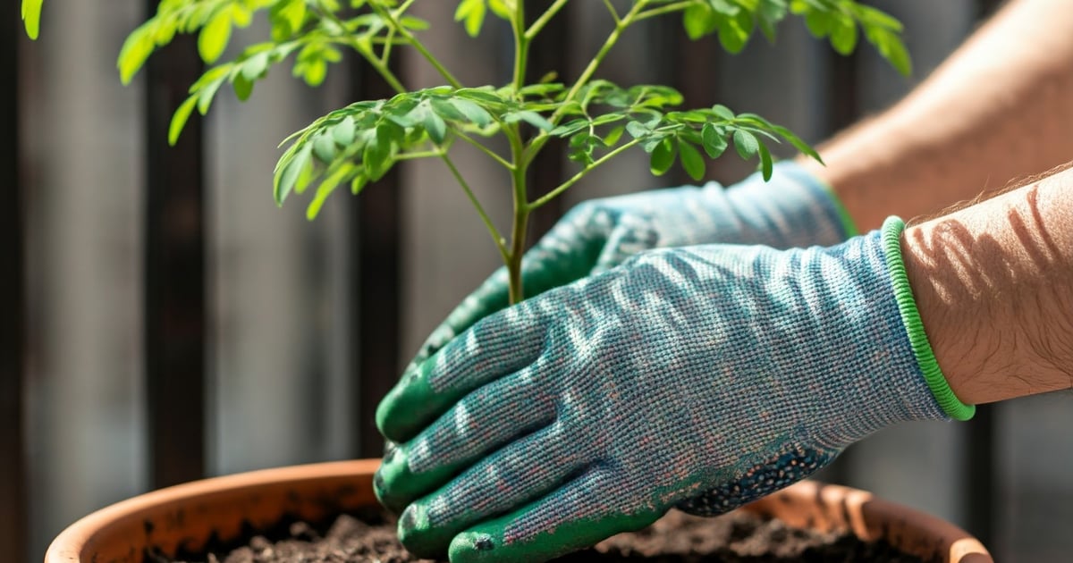 Pemula menanam pohon kelor di rumah