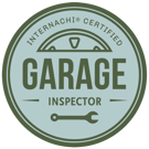 InterNACHI Garage Inspector Certification Logo.