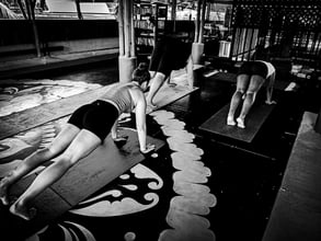 In Plank pose you activate the muscles at the base of your pelvis, helping to stabilize your core