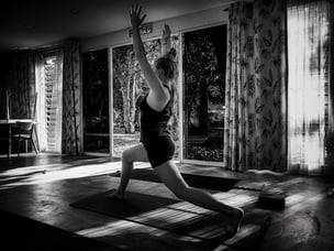 Warrior Pose in Yoga