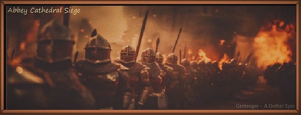 Abbey Cathedral Under Full Attack