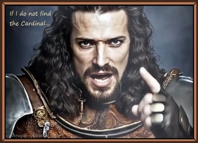 Captain Bourne Confronts His Men