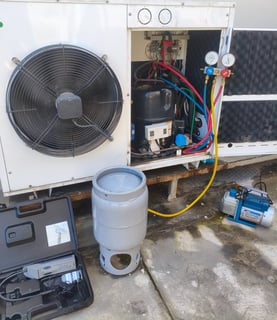 Aral soğutma Soğuk hava deposu dış ünite kontrolü 