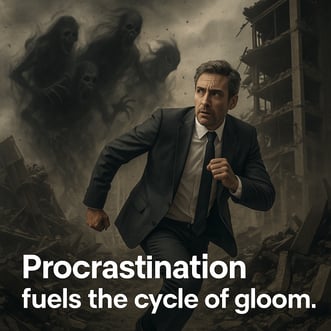 Secret Addiction Man Facing Demons