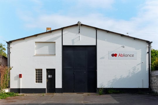 outside of a warehouse