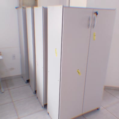 Montagem de armário de escritório 