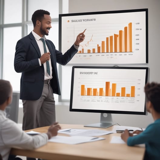 A smartphone displaying the Amazon logo against a plain background, positioned at an angle on a wooden surface.