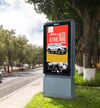 ona backlight para publicidad iluminada, ideal para mostrar gráficos brillantes.