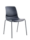 SenSit-Otto four-leg chair in black