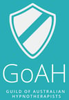 a logo for goah, guild of australian hypnotherapists