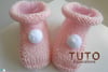 tuto bonnet et chaussons patron à tricoter