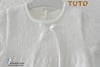 patron tuto robe de baptême tricot bebe