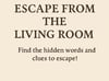 Escape the word Living room 