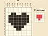 Nanogram Puzzle Heart Shape 