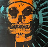 Screen print - Day of the Dead selfie