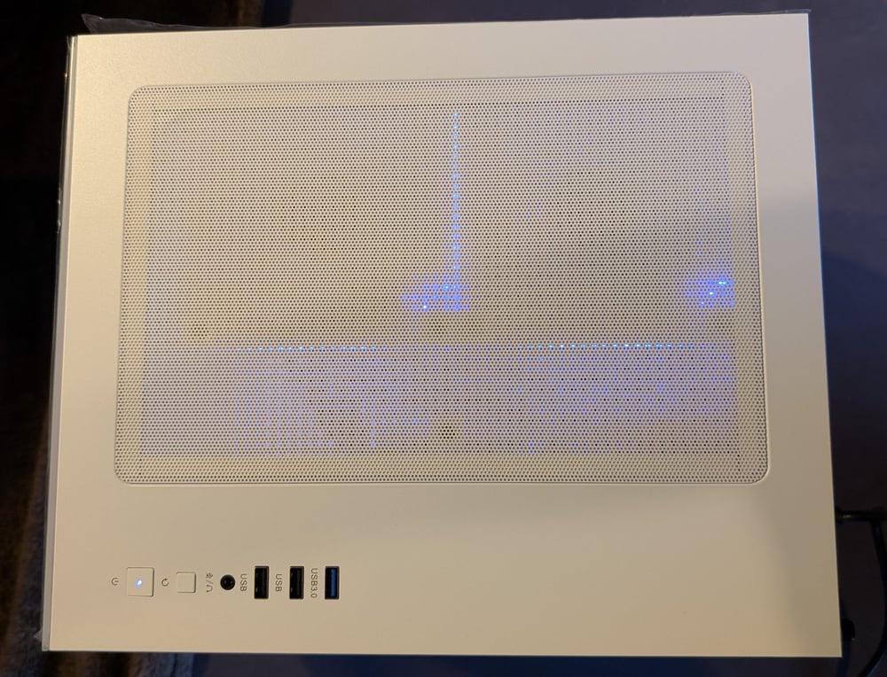 Completed custom PC build