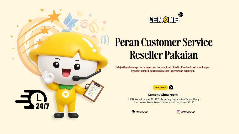 Peran Customer Service Reseller Pakaian