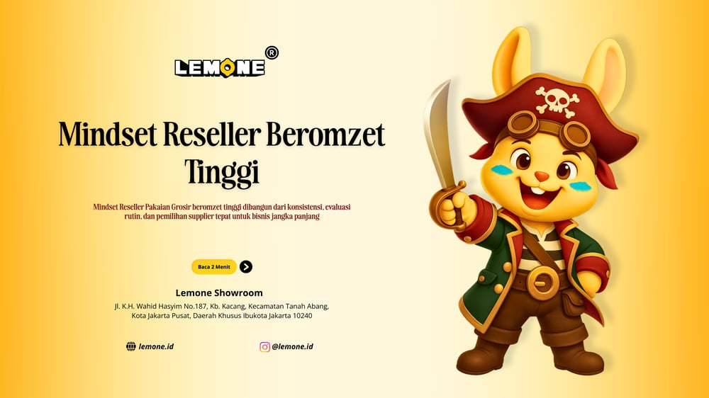 Mindset Reseller Beromzet Tinggi