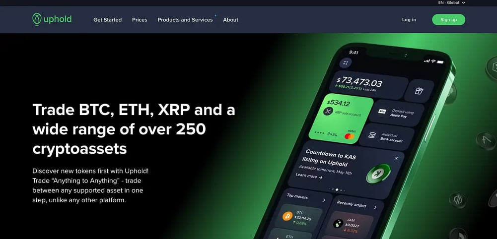 Uphold Platform banner logo
