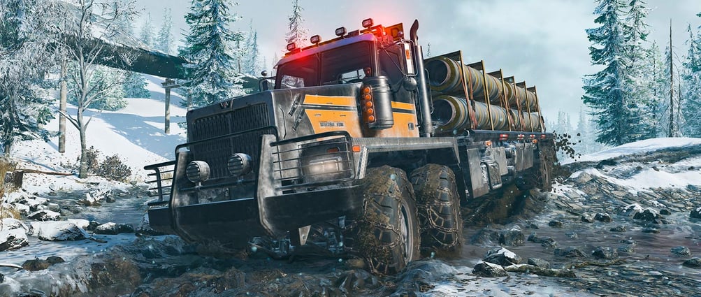 Imagem do jogo SnowRunner.