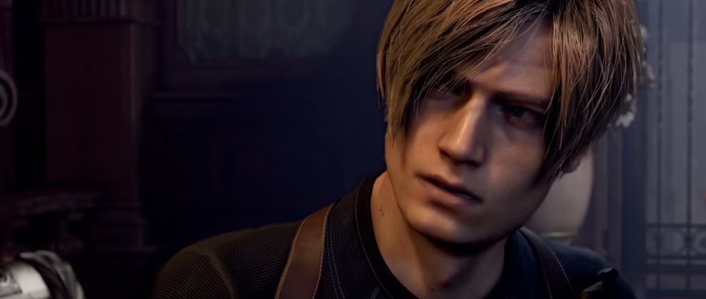 Leon Kennedy, protagonista do Resident Evil 4 Remake.