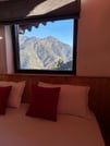 Mountain and Valley view from attic bed