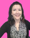teacher kelly tag against pink background